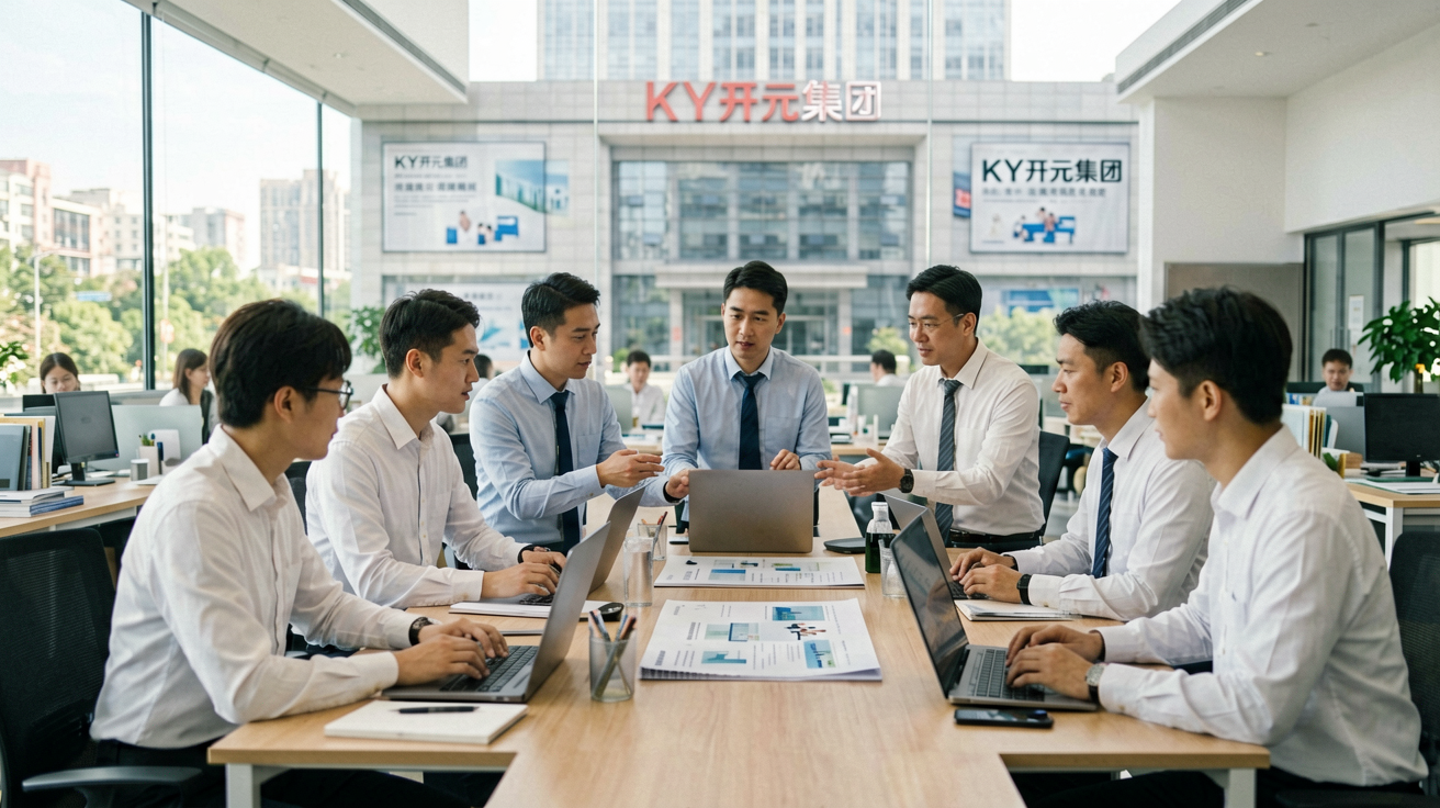 KY开元集团办公大楼与团队工作环境